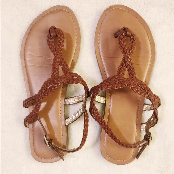 merona braided sandals